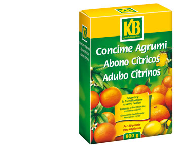 Un abono soluble para cítricos